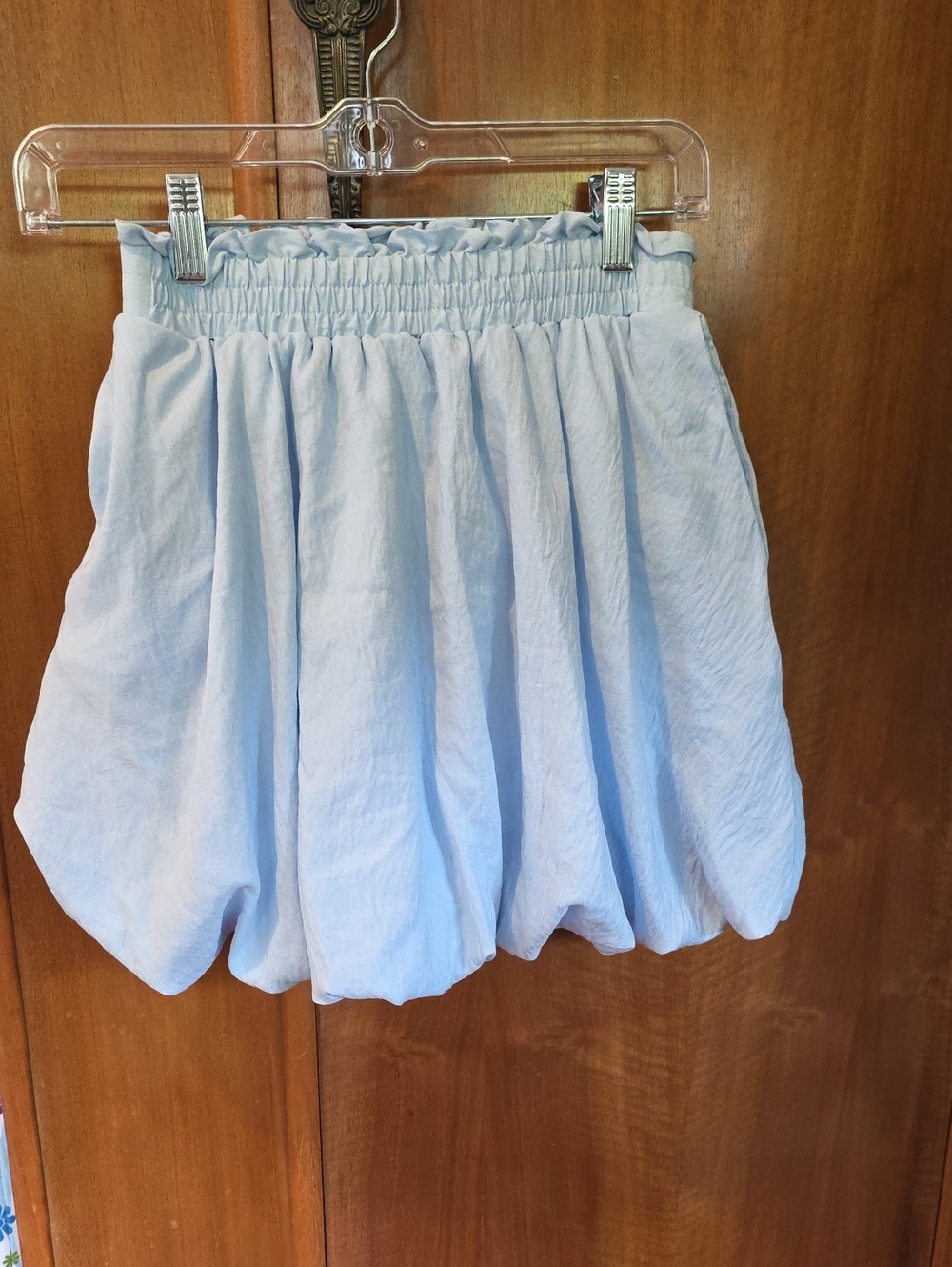 Light Blue Bubble Skort
